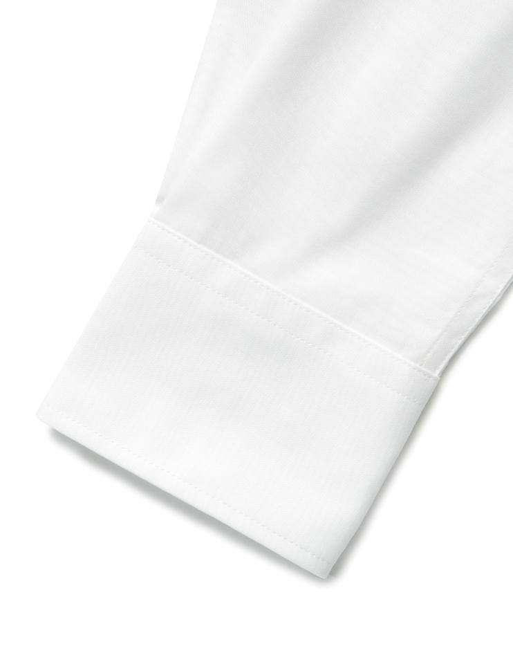 Women’s Classic White Button Front, Collar Dress Shirt - Kloth Studio Inc. - klothstudio.com