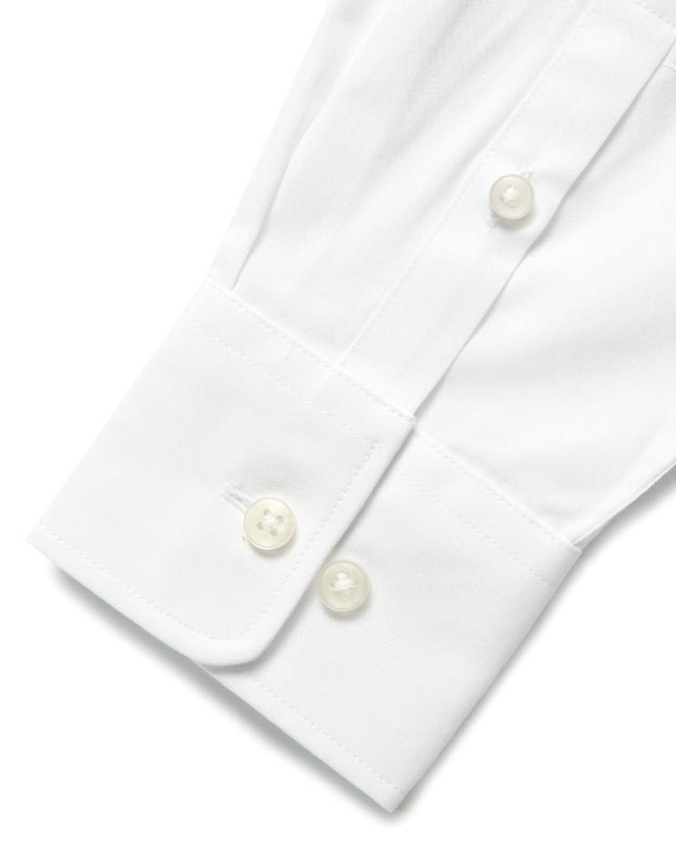 Women’s Classic White Button Front, Collar Dress Shirt - Kloth Studio Inc. - klothstudio.com
