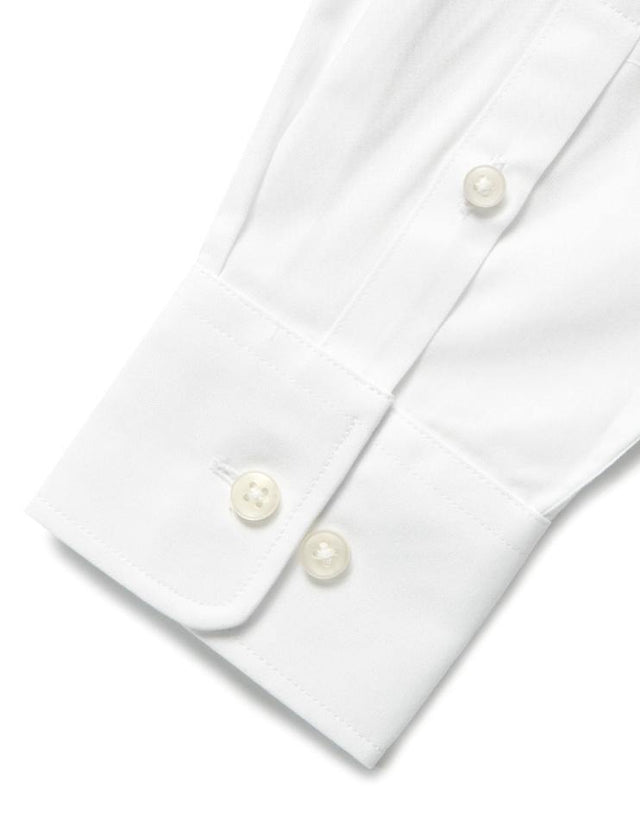 Women’s Classic White Button Front, Collar Dress Shirt - Kloth Studio Inc. - klothstudio.com