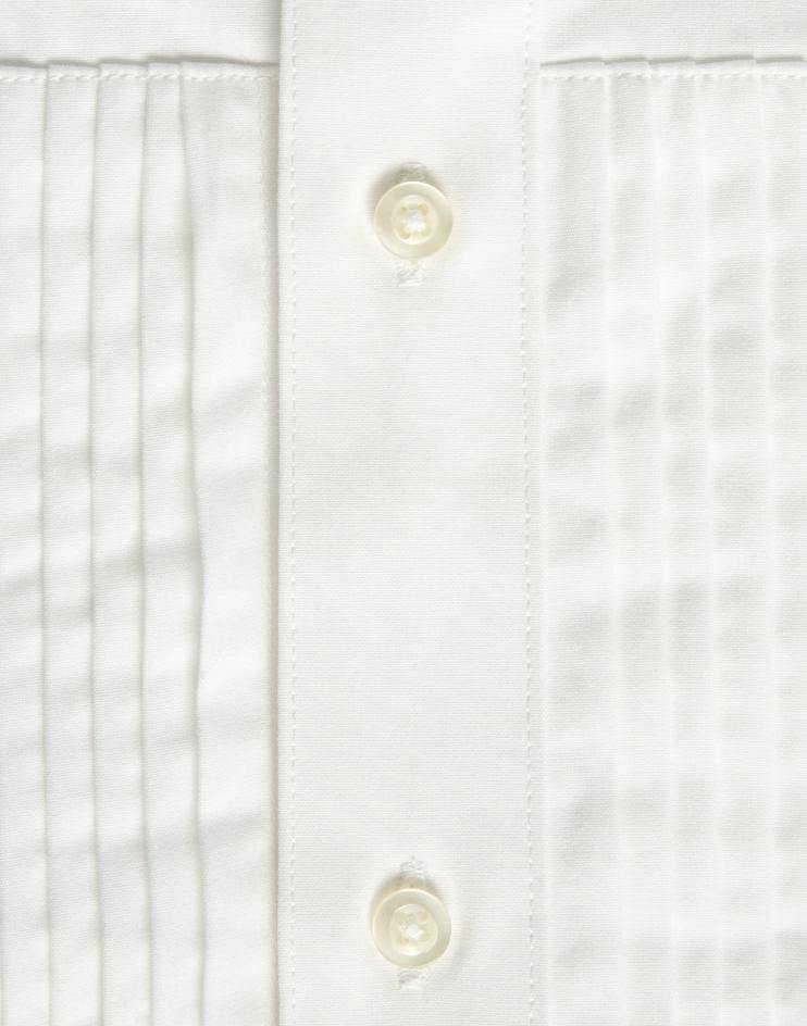 Women’s White Tuxedo Button Down Dress Shirt - Kloth Studio Inc. - klothstudio.com