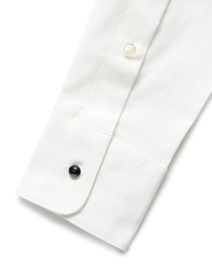 Women’s White Tuxedo Button Down Dress Shirt - Kloth Studio Inc. - klothstudio.com