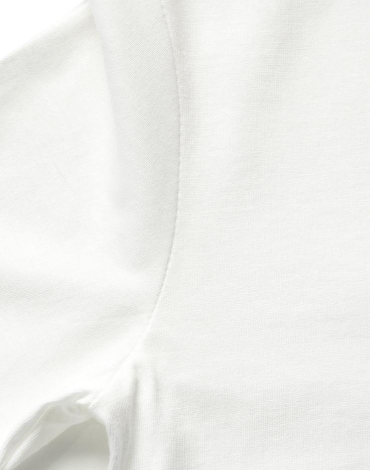 Women’s White Classic Long Sleeve V-Neck Shirt - Kloth Studio Inc. - klothstudio.com