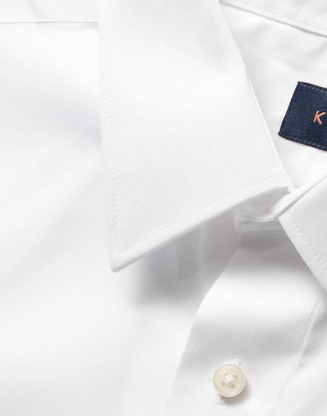 Men’s Classic White Button Front, Collar Dress Shirt - Kloth Studio Inc. - klothstudio.com