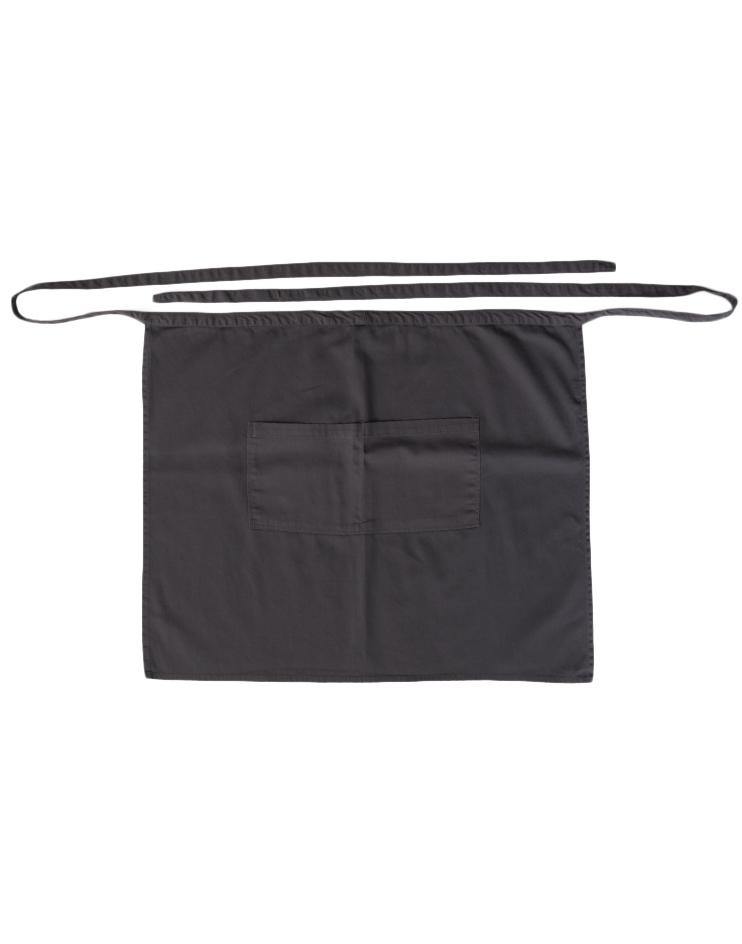 Charcoal Grey Knee-Length Bistro Apron - Kloth Studio Inc. - klothstudio.com