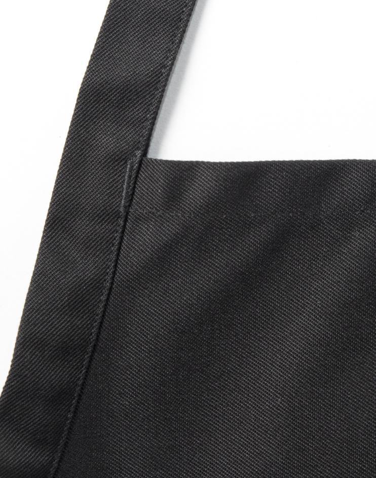 Black Knee-Length Bib Apron - Kloth Studio Inc. - klothstudio.com
