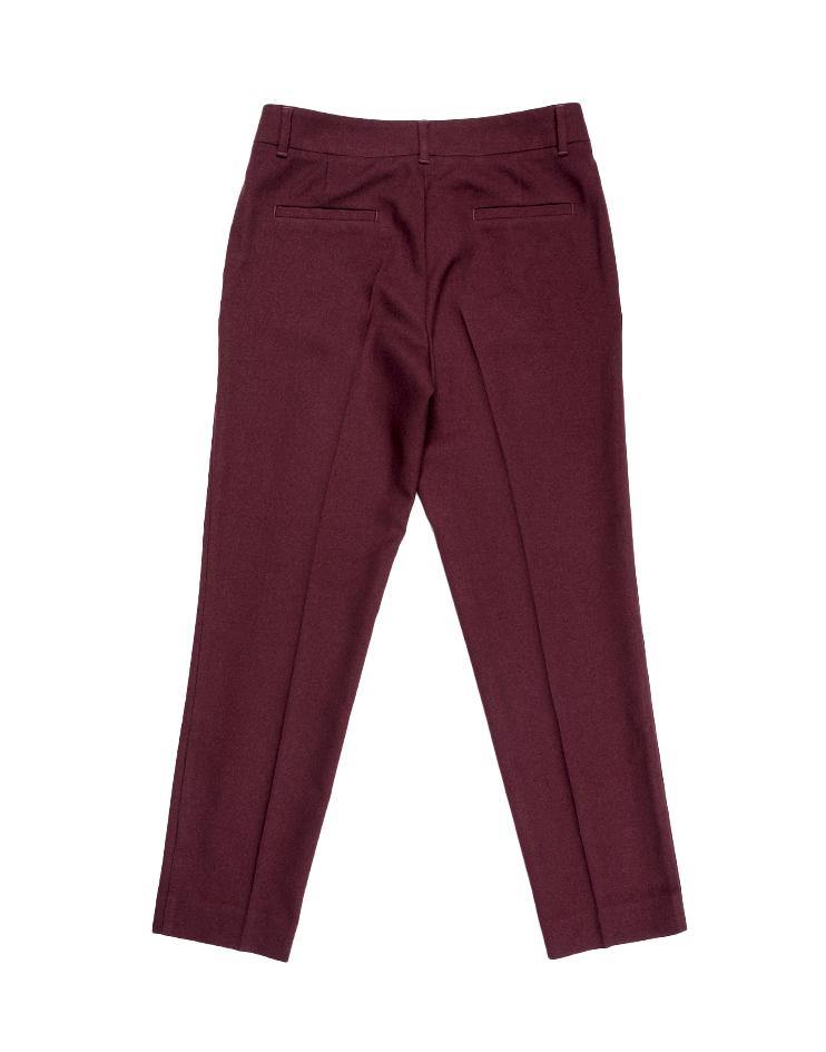 Burgundy Women's Suit Trousers - Kloth Studio Inc. - klothstudio.com