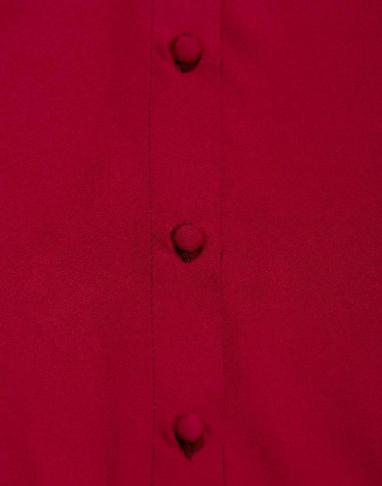 Burgundy Bow Blouse - Kloth Studio Inc. - klothstudio.com