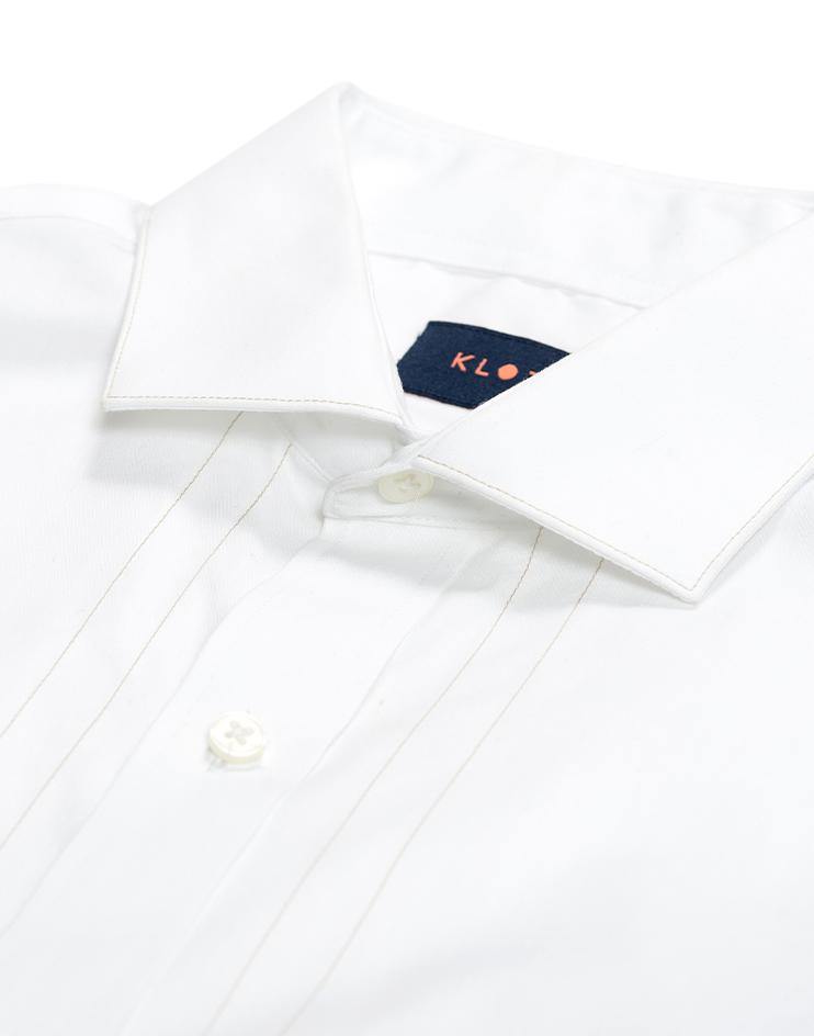 White Collared Shirt - Kloth Studio Inc. - klothstudio.com