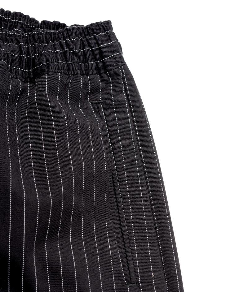 Black and White Pin Stripped Chef Trousers - Kloth Studio Inc. - klothstudio.com