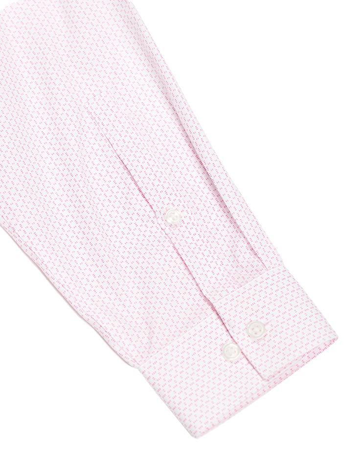 Pink and White Patterned Shirt - Kloth Studio Inc. - klothstudio.com