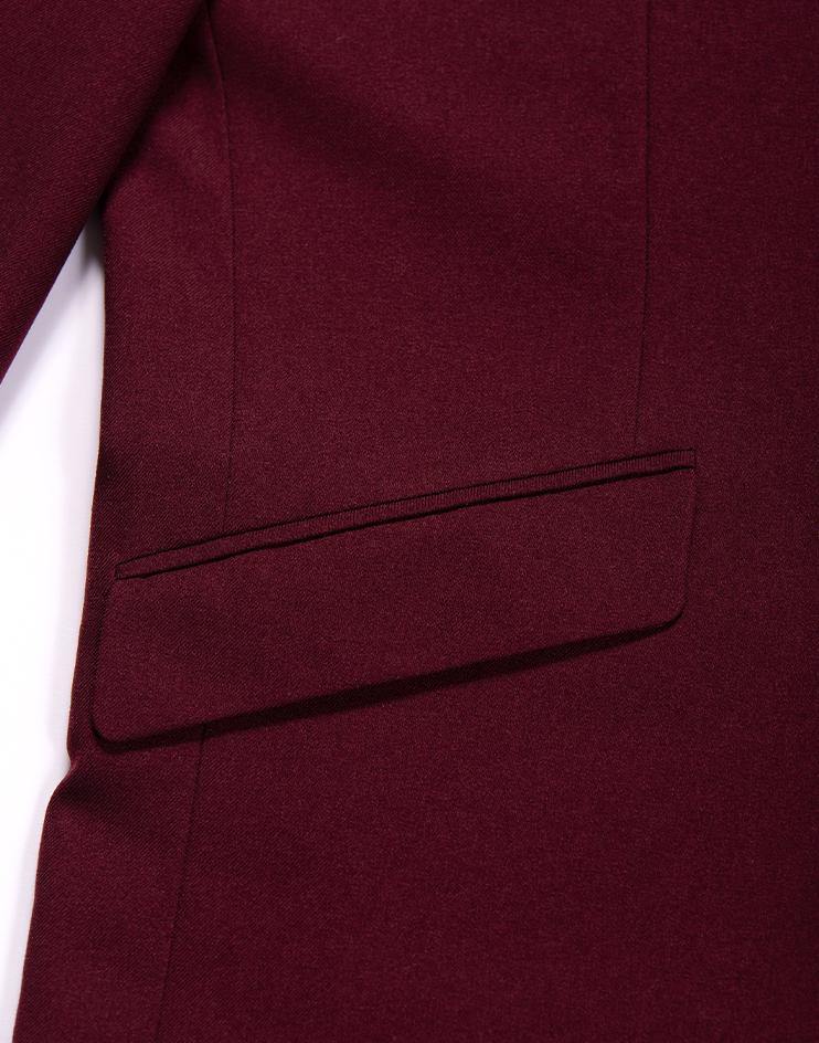 Burgundy Men's Suit Jacket - Kloth Studio Inc. - klothstudio.com