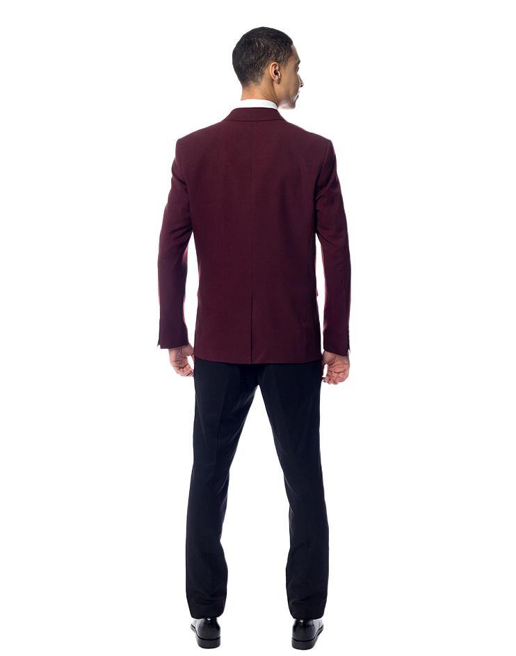 Burgundy Men's Suit Jacket - Kloth Studio Inc. - klothstudio.com