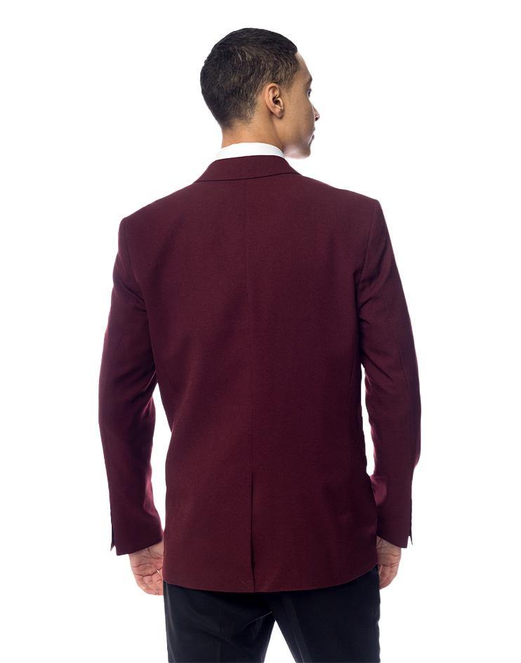 Burgundy Men's Suit Jacket - Kloth Studio Inc. - klothstudio.com