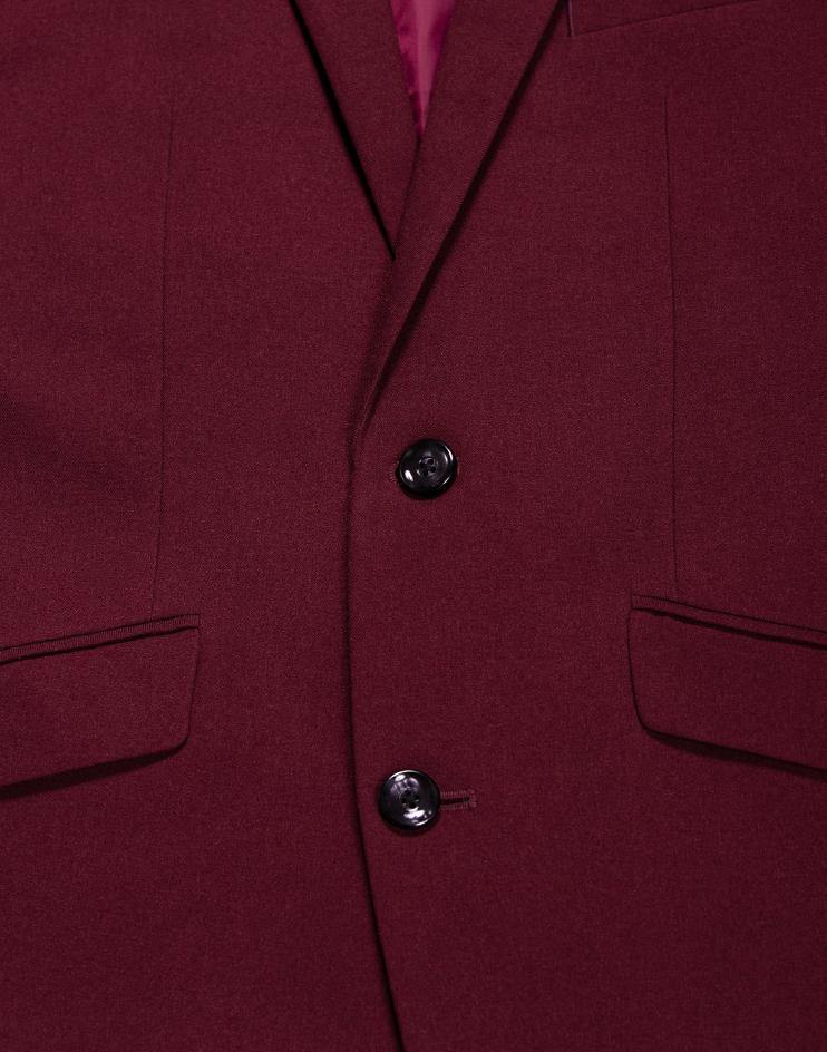 Burgundy Men's Suit Jacket - Kloth Studio Inc. - klothstudio.com