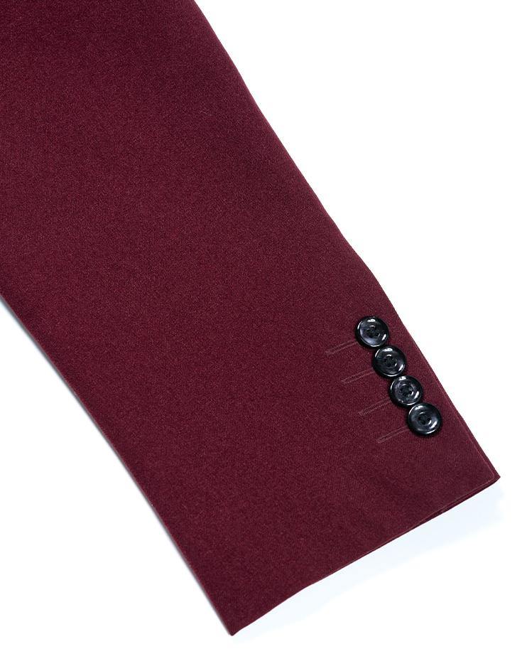 Burgundy Men's Suit Jacket - Kloth Studio Inc. - klothstudio.com