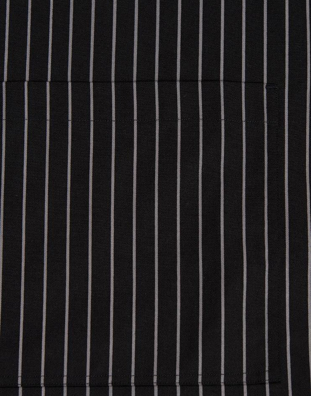 Black and Grey Stripped Bib Apron - Kloth Studio Inc. - klothstudio.com