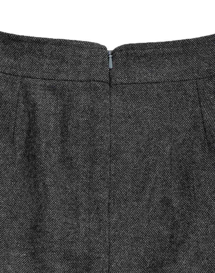 Grey Tweed Pencil Skirt - Kloth Studio Inc. - klothstudio.com