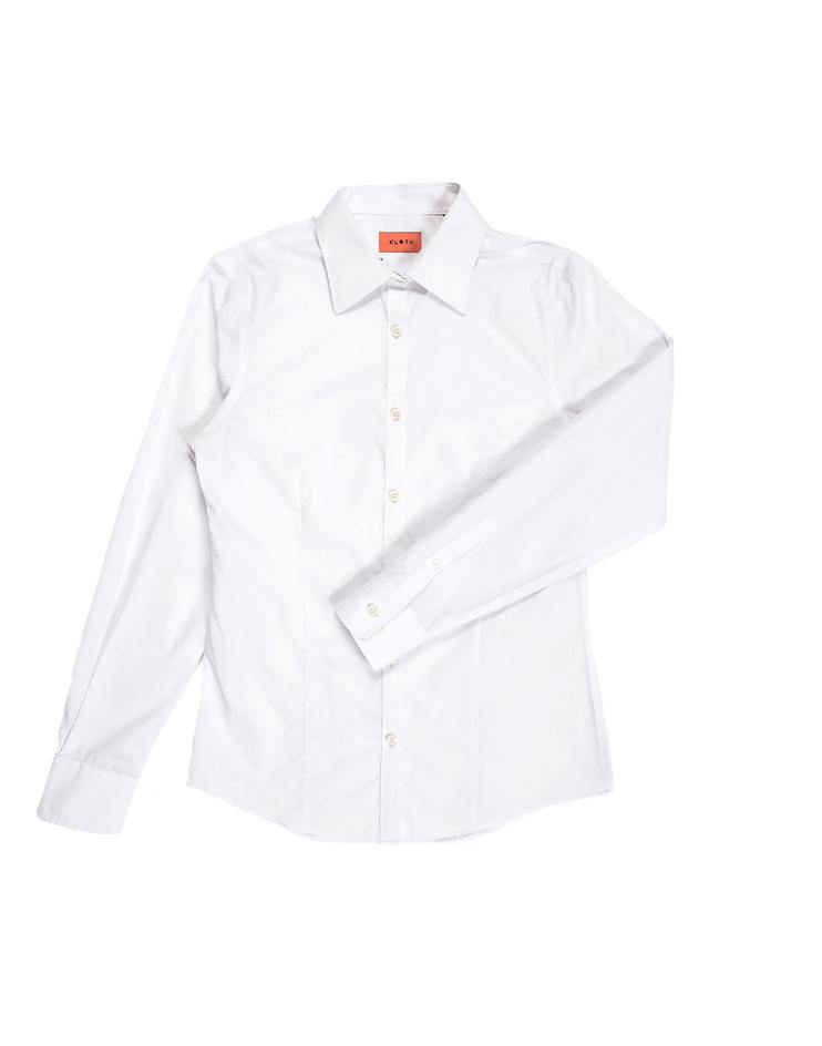 Women’s White Dress Shirt - Kloth Studio Inc. - klothstudio.com