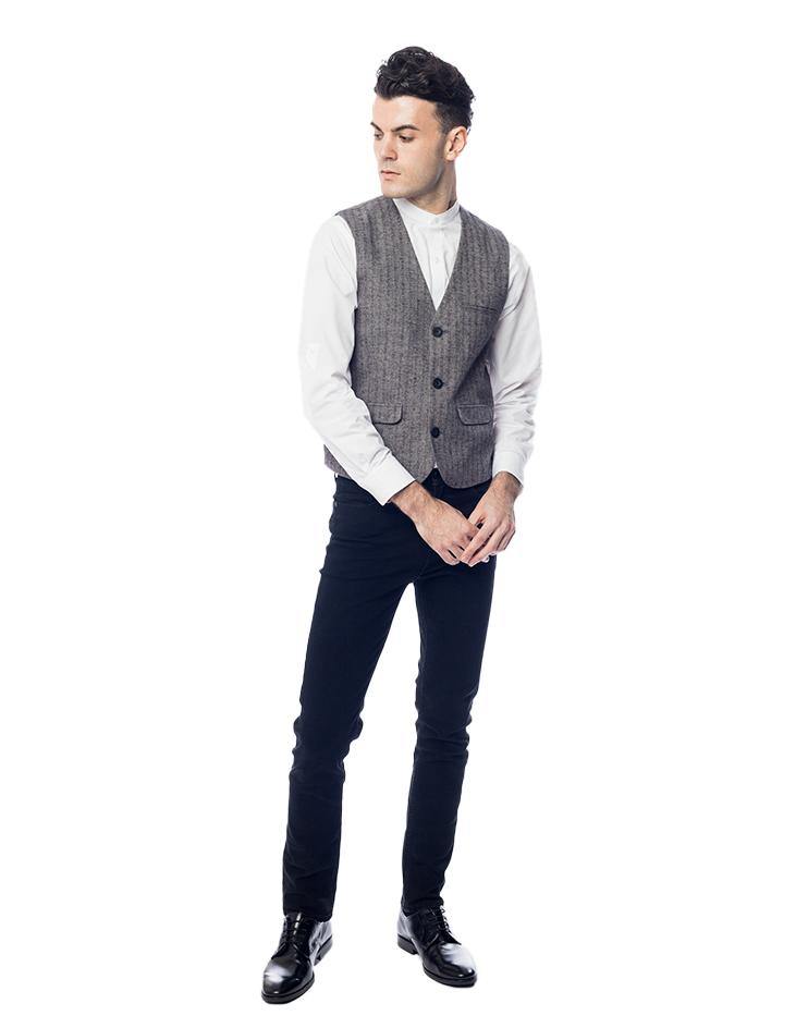 Grey Vest - Kloth Studio Inc. - klothstudio.com