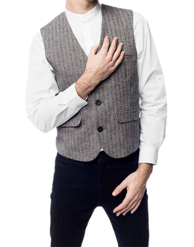 Grey Vest - Kloth Studio Inc. - klothstudio.com