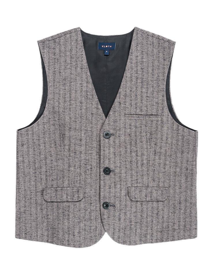 Grey Vest - Kloth Studio Inc. - klothstudio.com