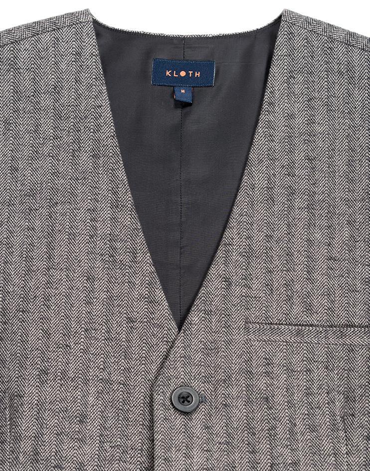 Grey Vest - Kloth Studio Inc. - klothstudio.com