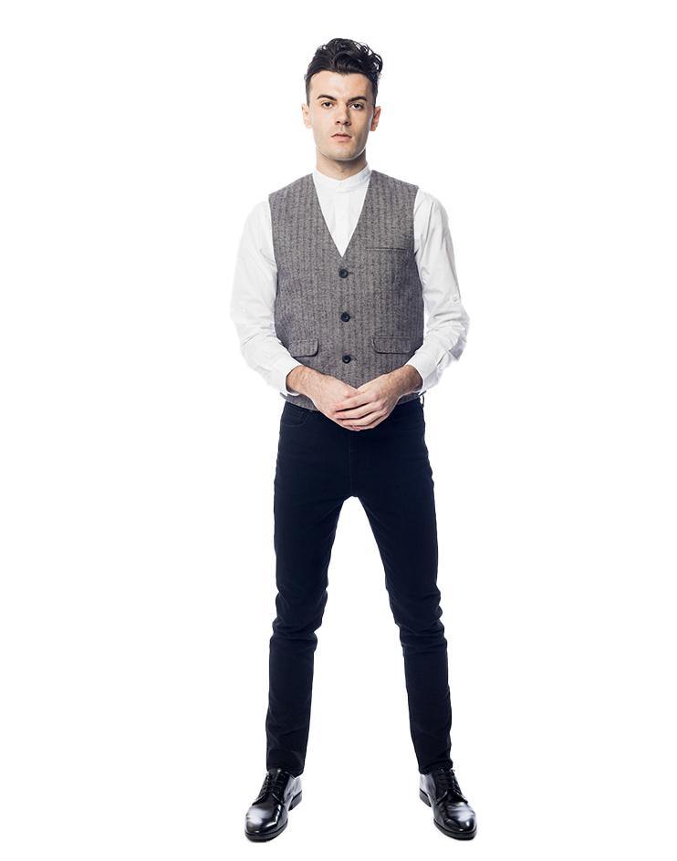 Grey Vest - Kloth Studio Inc. - klothstudio.com