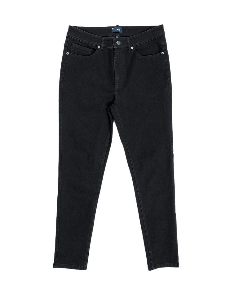 Black Slim Fit Denim - Kloth Studio Inc. - klothstudio.com