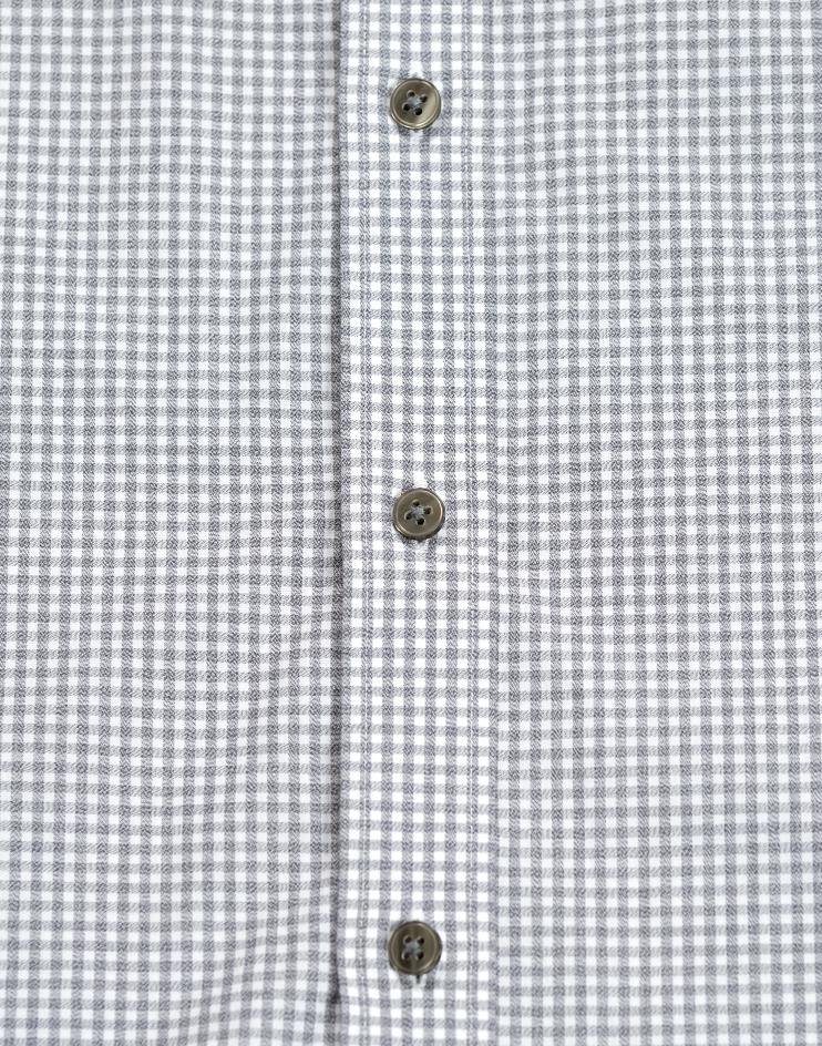 Grey and White Checkered Shirt - Kloth Studio Inc. - klothstudio.com