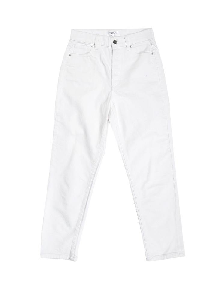 White Slim Fit Denim - Kloth Studio Inc. - klothstudio.com