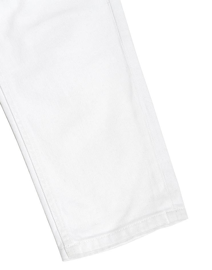 White Slim Fit Denim - Kloth Studio Inc. - klothstudio.com
