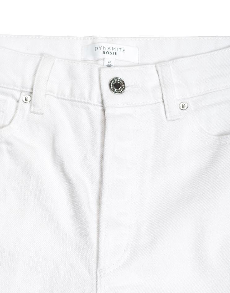 White Slim Fit Denim - Kloth Studio Inc. - klothstudio.com
