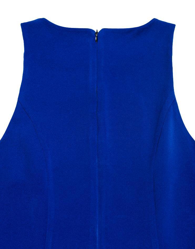 Blue Slit Dress - Kloth Studio Inc. - klothstudio.com