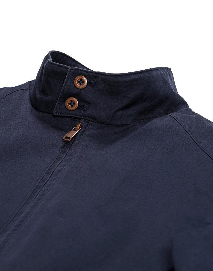 Navy Blue Zip-up Jacket - Kloth Studio Inc. - klothstudio.com