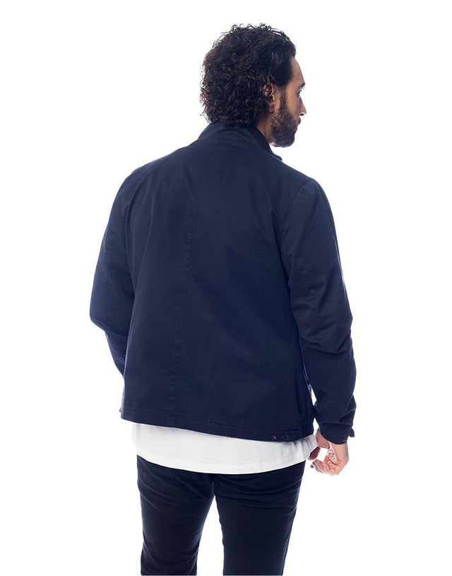 Navy Blue Zip-up Jacket - Kloth Studio Inc. - klothstudio.com