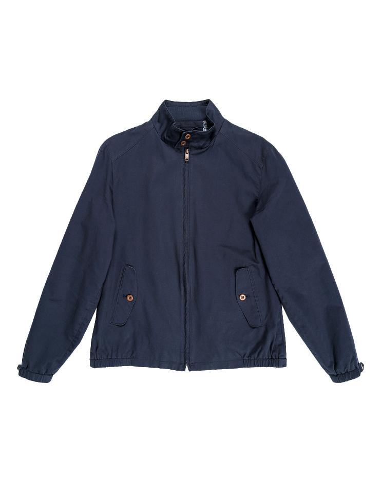 Navy Blue Zip-up Jacket - Kloth Studio Inc. - klothstudio.com
