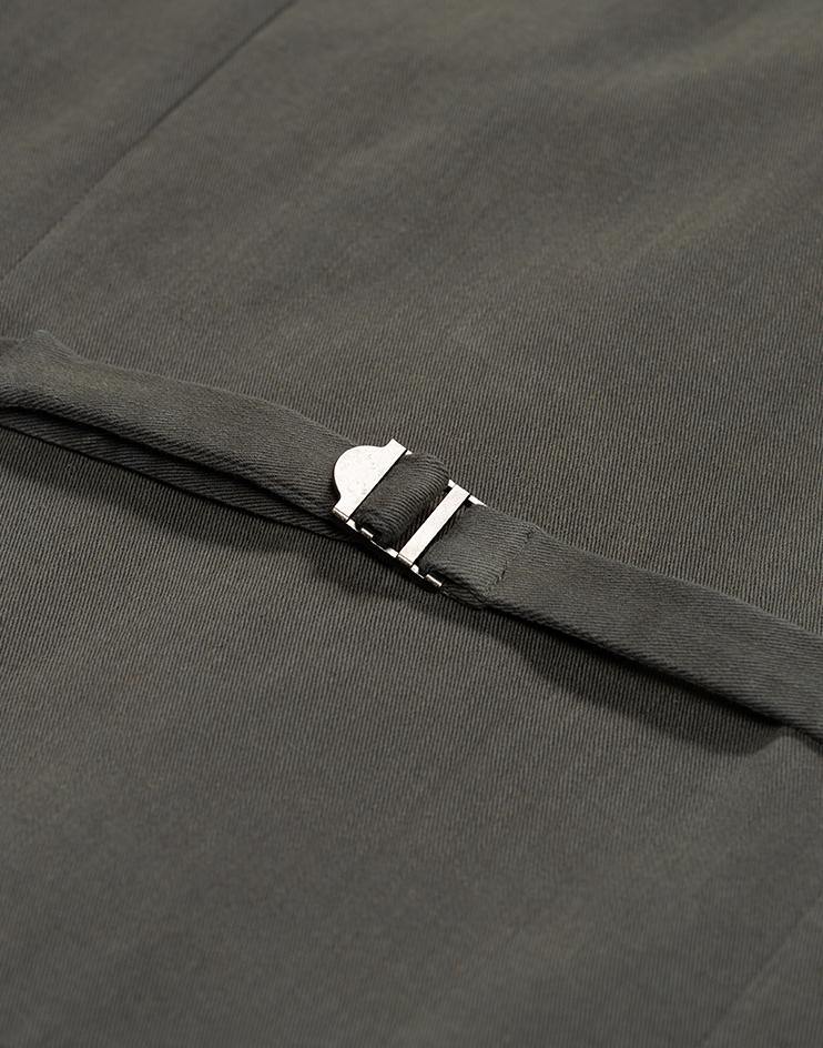 Men's Grey 3-Button Vest - Kloth Studio Inc. - klothstudio.com