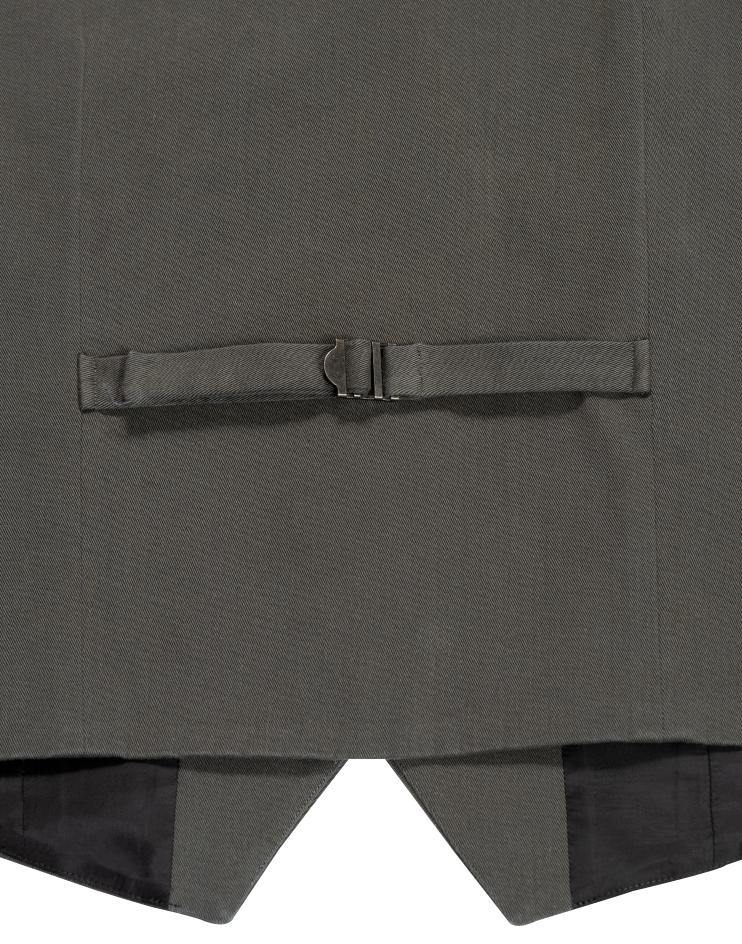 Men's Grey 3-Button Vest - Kloth Studio Inc. - klothstudio.com