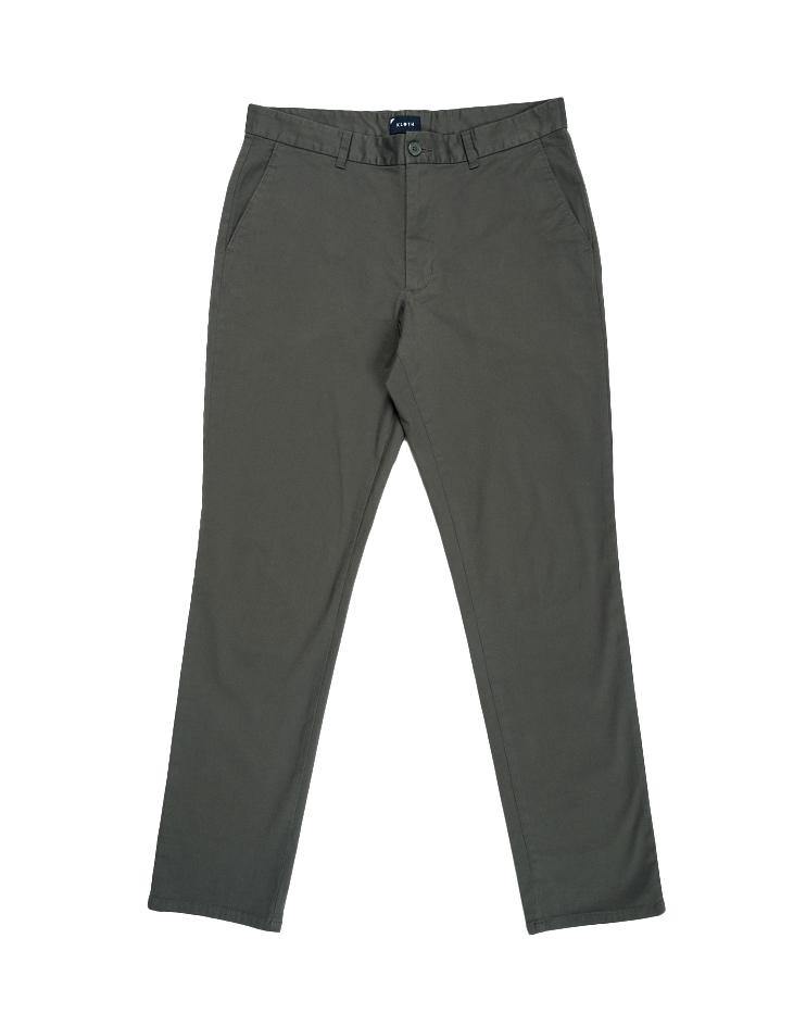 Grey Slim Chinos - Kloth Studio Inc. - klothstudio.com