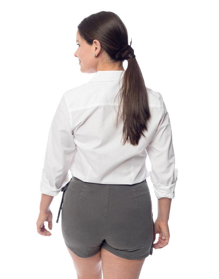 Grey Khaki Skort - Kloth Studio Inc. - klothstudio.com