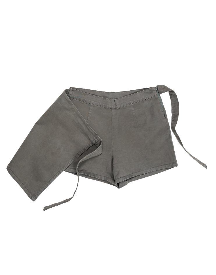 Grey Khaki Skort - Kloth Studio Inc. - klothstudio.com