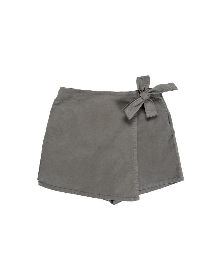 Grey Khaki Skort - Kloth Studio Inc. - klothstudio.com