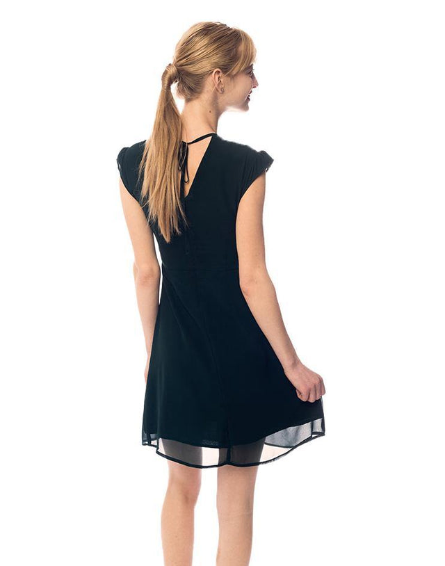 Forest Green Dress with Front Slit - Kloth Studio Inc. - klothstudio.com