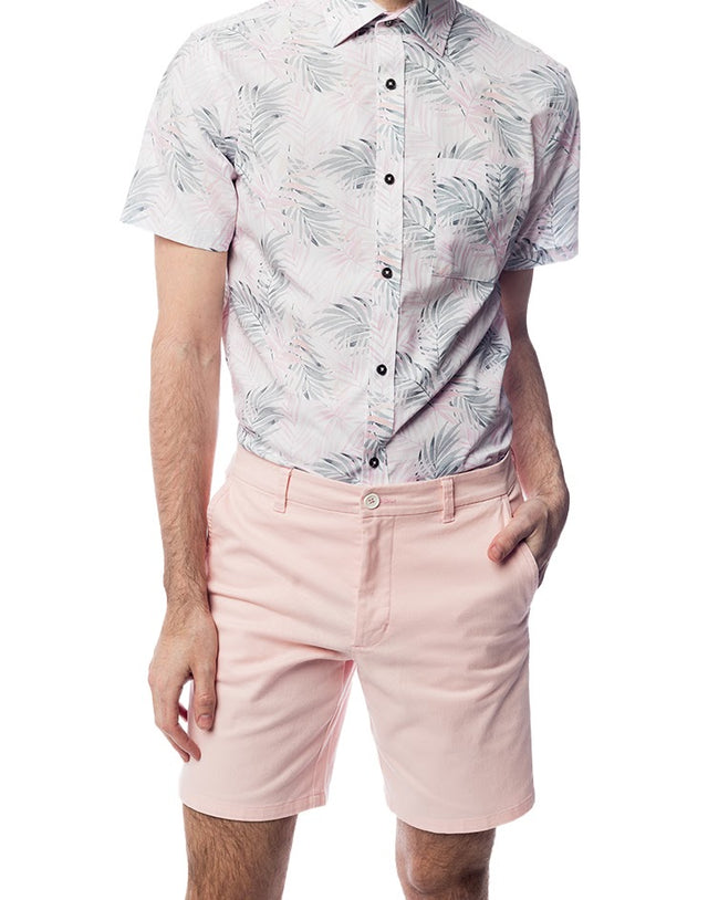 Men's Pink Chino Shorts