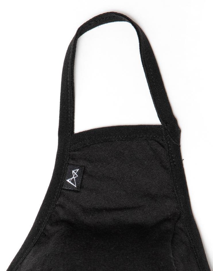 Black Knit Anti-Viral Contour Mask (Pack of 3) - Kloth Studio Inc. - klothstudio.com