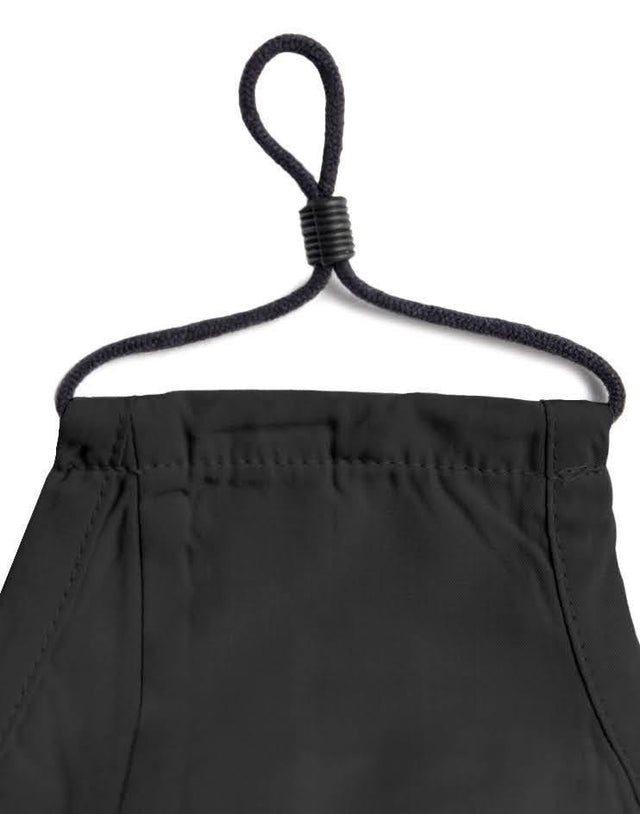 Black Anti-Bacterial Bamboo Rayon Contour Mask (Pack of 3) - Kloth Studio Inc. - klothstudio.com