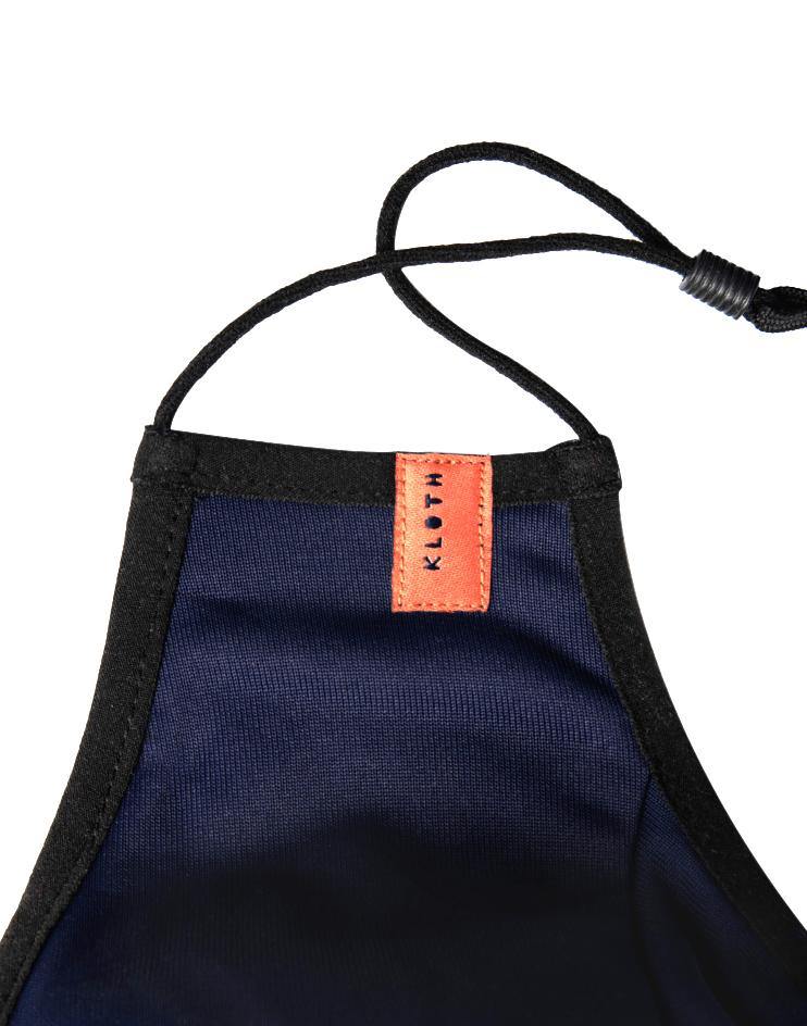Women's Anti-Viral High Performance Face Mask in Navy Blue (Pack of 3) - Kloth Studio Inc. - klothstudio.com