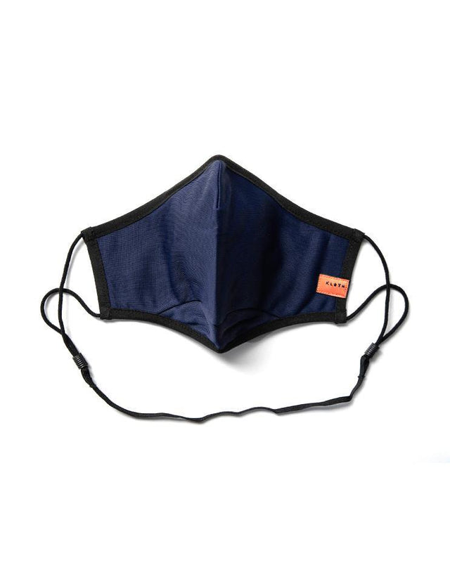 Women's Anti-Viral High Performance Face Mask in Navy Blue (Pack of 3) - Kloth Studio Inc. - klothstudio.com