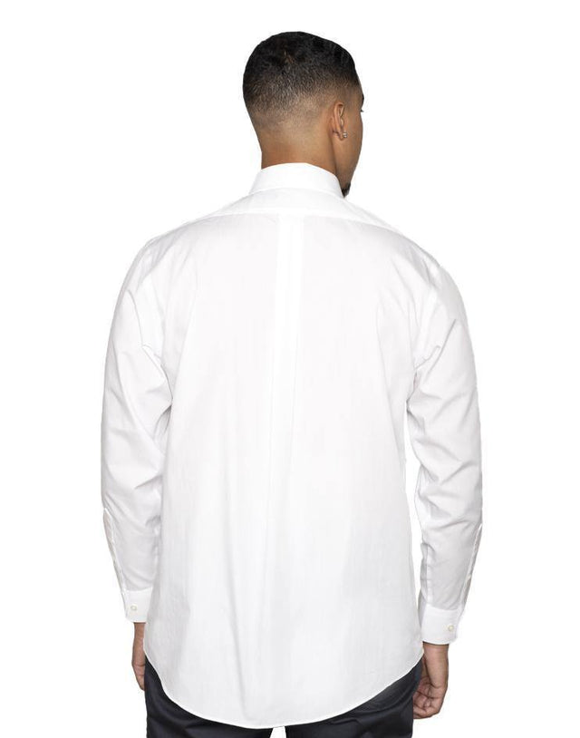Men’s Classic White Button Front, Collar Dress Shirt - Kloth Studio Inc. - klothstudio.com