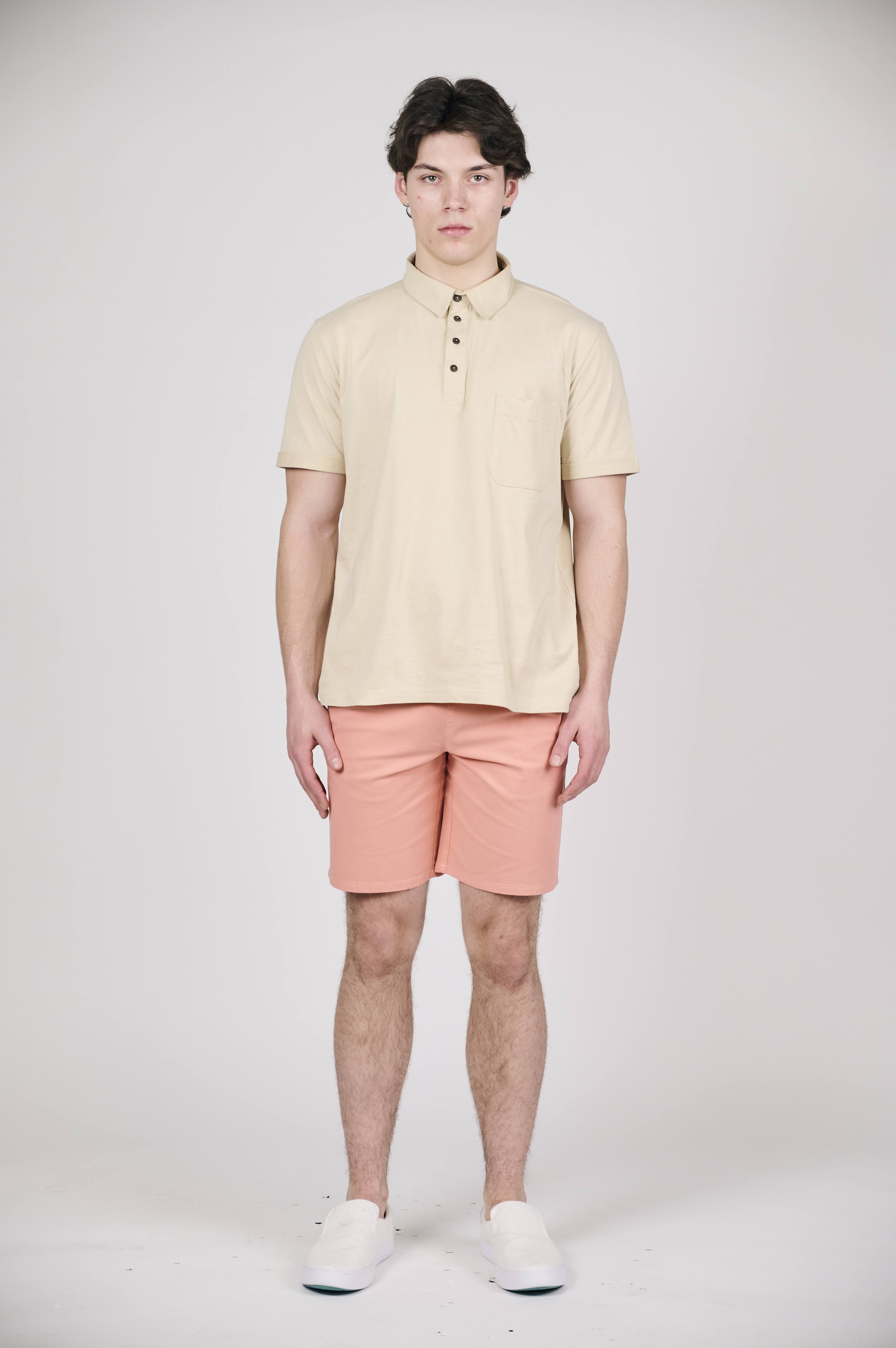 Beige Polo T-shirt